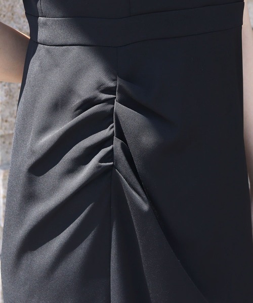 DONOBAN(ドノバン)の「【ANDRESD】dropped pearl dress セレモニー 結婚式 二次会 同窓会 成人式 入学式 卒業式 お呼ばれ パーティードレス オケージョンドレス(ワンピース・レディース・ブラック/ベージュ/チャコール・S/M/L)」の11枚目の写真