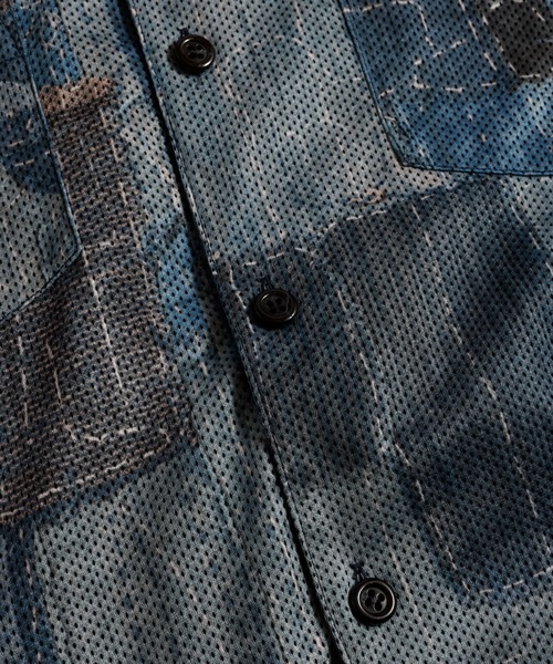 FDMTL（ファンダメンタル）の「FDMTL/ファンダメンタル/BORO S/S SHIRT（シャツ/ブラウス・メンズ・インディゴブルー・2/3/4）」の6枚目の写真