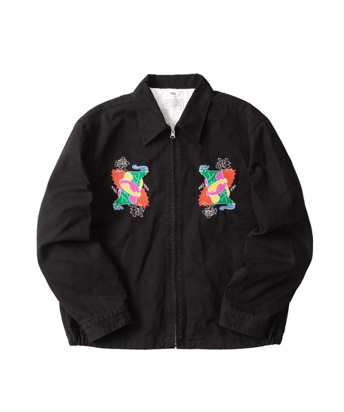 OAU ロゴ刺繍ブルゾン セール】OTANIJUN Souvenir Jacket 胸刺繍（ブルゾン）｜TXA（ティー