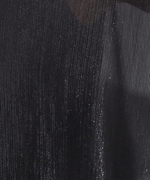 Cutie Blonde（キューティーブロンド）の「大人のシアー感 ラメが華やかな楊柳ポンチョシャツ（シャツ/ブラウス・レディース・ダークブラウン/ブラック/ブルー/ホワイト・00）」の12枚目の写真