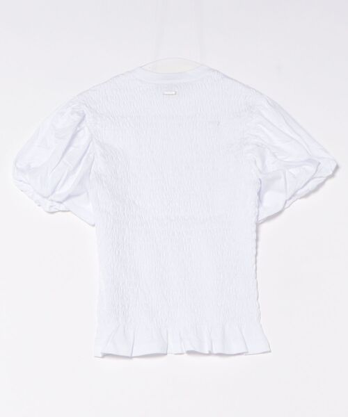 ALLSAINTS（オールセインツ）の「DAEL SMOCKED SLIM TOP | DAEL スモック スリム トップ（その他トップス・レディース・ホワイト・M/XS/S/L）」の2枚目の写真