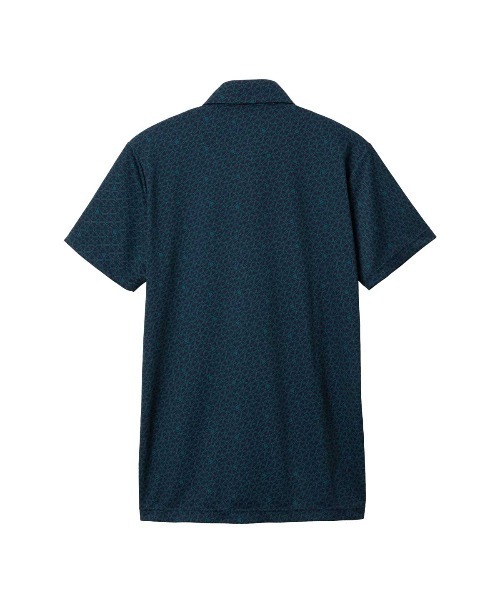 le coq sportif GOLF(ルコックスポルティフゴルフ)の「【le coq sportif GOLF】吸汗速乾/UVカットストレッチジャガード半袖シャツ ゴルフウェア(ポロシャツ・メンズ・ベージュ/ネイビー/ホワイト・M/L/XL/3L)」の7枚目の写真