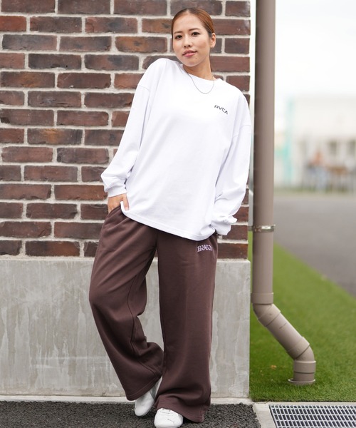 RVCA(ルーカ)の「RVCA/ルーカ バギースウェットパンツ BF044-P71(スウェットパンツ・レディース・ブラック/ブラウン・M/S)」の7枚目の写真