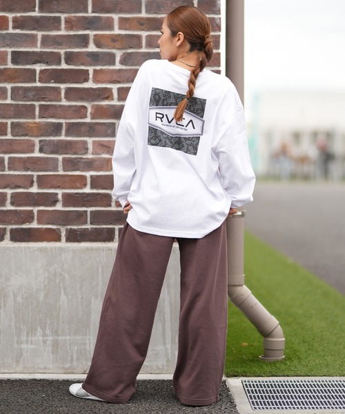 RVCA(ルーカ)の「RVCA/ルーカ バギースウェットパンツ BF044-P71(スウェットパンツ・レディース・ブラック/ブラウン・M/S)」の5枚目の写真
