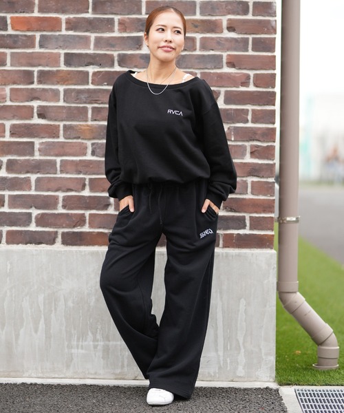 RVCA(ルーカ)の「RVCA/ルーカ バギースウェットパンツ BF044-P71(スウェットパンツ・レディース・ブラック/ブラウン・M/S)」の11枚目の写真