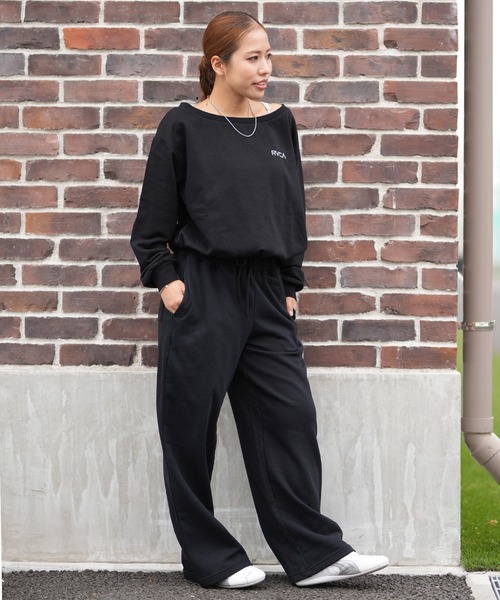 RVCA(ルーカ)の「RVCA/ルーカ バギースウェットパンツ BF044-P71(スウェットパンツ・レディース・ブラック/ブラウン・M/S)」の15枚目の写真