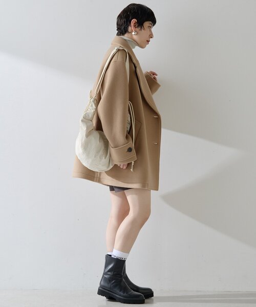 THE PAUSE(ザ ポーズ)の「【THE PAUSE】ギャザーショルダーBAG(ショルダーバッグ・レディース・アイボリー/ブラック・FREE)」の5枚目の写真