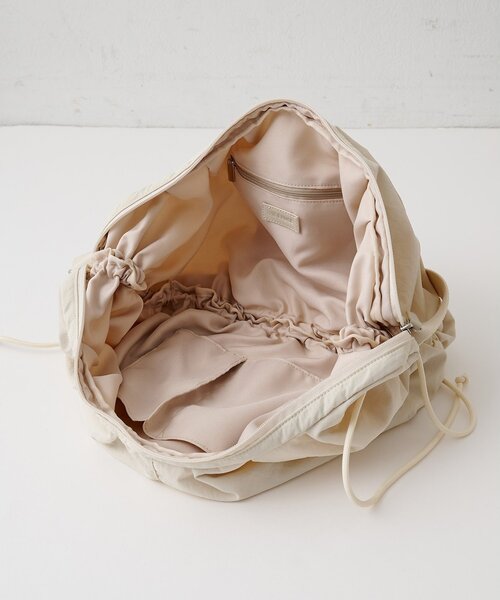 THE PAUSE(ザ ポーズ)の「【THE PAUSE】ギャザーショルダーBAG(ショルダーバッグ・レディース・アイボリー/ブラック・FREE)」の10枚目の写真