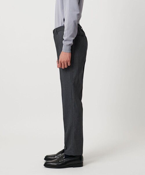 デニムライク ノープリーツ パンツ UA COZY ‐ウォッシャブル ヨコ