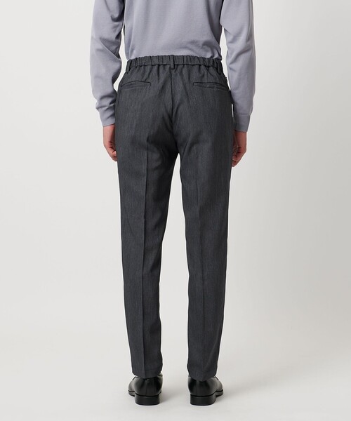 デニムライク ノープリーツ パンツ UA COZY ‐ウォッシャブル ヨコ