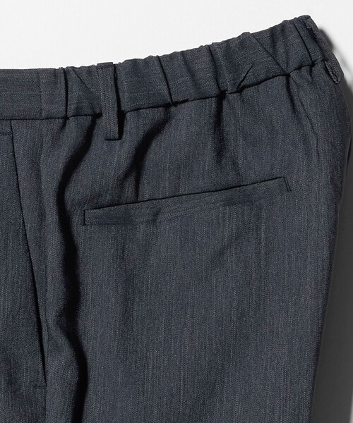 デニムライク ノープリーツ パンツ UA COZY ‐ウォッシャブル ヨコ