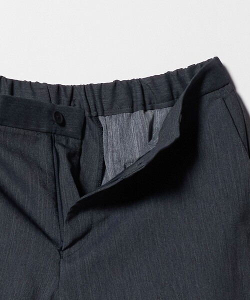 デニムライク ノープリーツ パンツ UA COZY ‐ウォッシャブル ヨコ