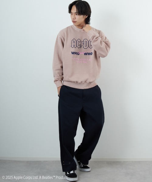 GOOD ROCK SPEED 別注 AC/DC ロックプリントスウェット GOOD ROCK SPEED/グッドロックスピード] 別注 AC/DC ロックプリント