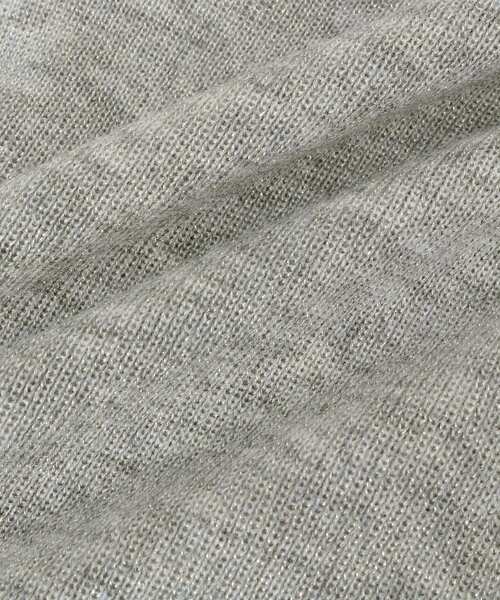 INDIVI(インディヴィ)の「【洗える/薄手/ラメ】シアーラメニット(ニット/セーター・レディース・グレー系3/ブラック/オフホワイト/ダークブラウン系3/チャコール・38/34/15 /13/05)」の21枚目の写真