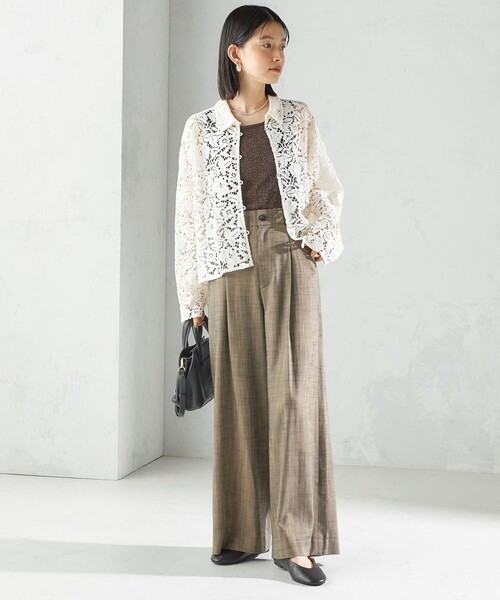 ✨美品✨N°21 伊製 シルク混 フローラルレース 長袖シャツブラウス 42 dp-eb-023-6.jpg