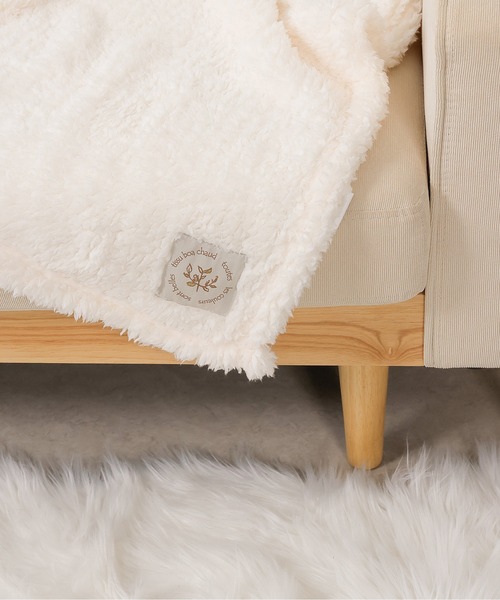 セール】ふわふわ プードルファー ブランケット 70cm×100cm