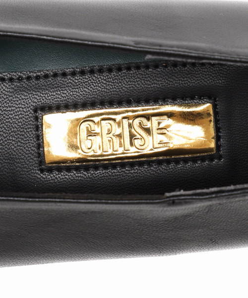 セール】GRISE6cmレザーオブリークハイバンプパンプス（パンプス