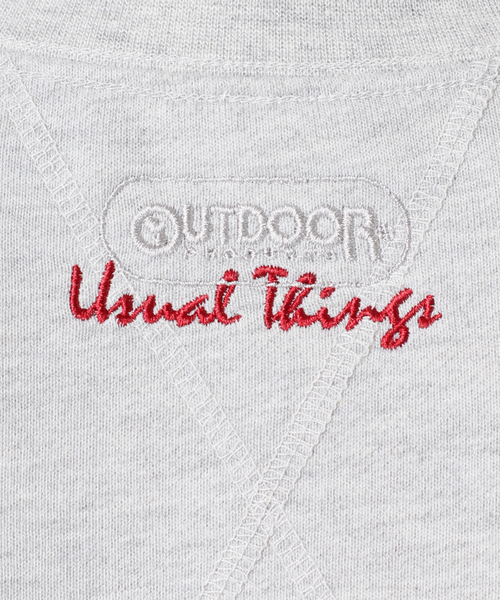 OUTDOOR PRODUCTS(アウトドアプロダクツ)の「シグネチャーSWEAT(スウェット・レディース・パープル/グレー/ブラック・FREE)」の11枚目の写真