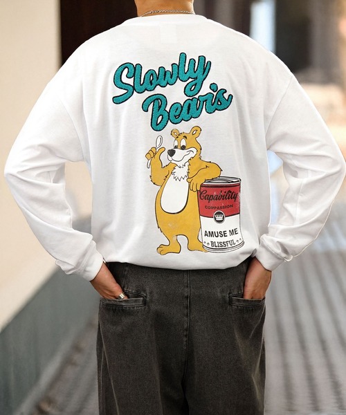 Burner(バーナー)の「【GROOVY STORE】サガラ刺繍ワイドシルエットロングスリーブT(Tシャツ/カットソー・メンズ・A/B/C/D/E/F/G/H/I/ブラック/スミクロ/ホワイト/ブラウン・LL/M/L)」の5枚目の写真