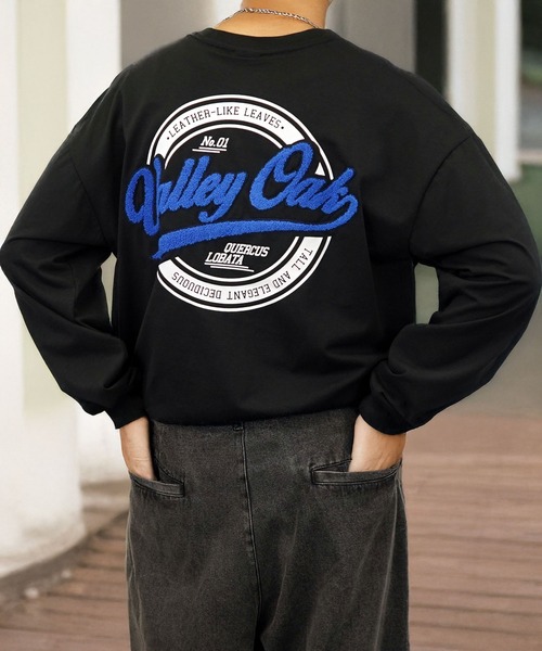 Burner(バーナー)の「【GROOVY STORE】サガラ刺繍ワイドシルエットロングスリーブT(Tシャツ/カットソー・メンズ・A/B/C/D/E/F/G/H/I/ブラック/スミクロ/ホワイト/ブラウン・LL/M/L)」の11枚目の写真