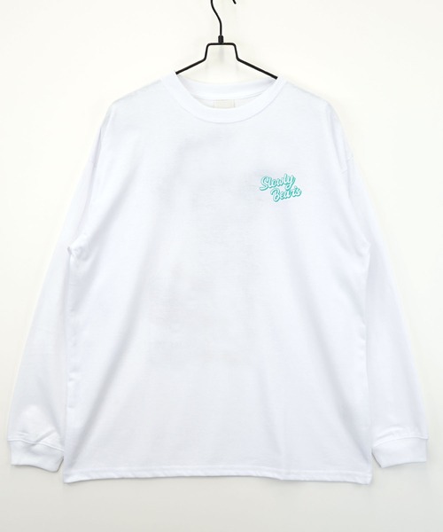 Burner(バーナー)の「【GROOVY STORE】サガラ刺繍ワイドシルエットロングスリーブT(Tシャツ/カットソー・メンズ・A/B/C/D/E/F/G/H/I/ブラック/スミクロ/ホワイト/ブラウン・LL/M/L)」の14枚目の写真