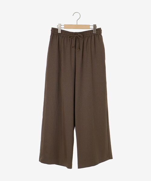 le.coeur blanc(ルクールブラン)の「《手洗い可能》ガンクラブチェックドロストパンツ(その他パンツ・レディース・ベージュ系その他2/ブラウン系その他2・38)」の16枚目の写真