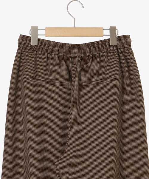 le.coeur blanc(ルクールブラン)の「《手洗い可能》ガンクラブチェックドロストパンツ(その他パンツ・レディース・ベージュ系その他2/ブラウン系その他2・38)」の7枚目の写真