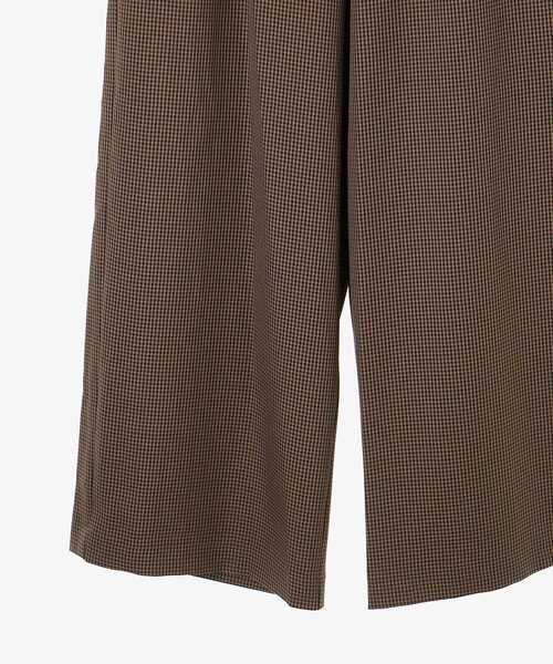 le.coeur blanc(ルクールブラン)の「《手洗い可能》ガンクラブチェックドロストパンツ(その他パンツ・レディース・ベージュ系その他2/ブラウン系その他2・38)」の8枚目の写真