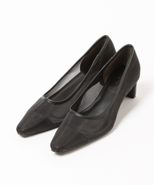 Andemiu（アンデミュウ）の「シアードットヒールパンプス587563（パンプス・レディース・ライトグレー/ブラック/アイボリー・MEDIUM/LARGE/SMALL/XS size）」の6枚目の写真
