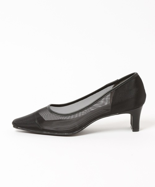 Andemiu（アンデミュウ）の「シアードットヒールパンプス587563（パンプス・レディース・ライトグレー/ブラック/アイボリー・MEDIUM/LARGE/SMALL/XS size）」の8枚目の写真