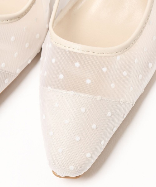 Andemiu（アンデミュウ）の「シアードットヒールパンプス587563（パンプス・レディース・ライトグレー/ブラック/アイボリー・MEDIUM/LARGE/SMALL/XS size）」の12枚目の写真