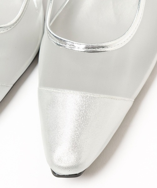 Andemiu（アンデミュウ）の「シアードットヒールパンプス587563（パンプス・レディース・ライトグレー/ブラック/アイボリー・MEDIUM/LARGE/SMALL/XS size）」の14枚目の写真
