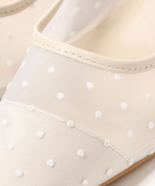 Andemiu（アンデミュウ）の「シアードットヒールパンプス587563（パンプス・レディース・ライトグレー/ブラック/アイボリー・MEDIUM/LARGE/SMALL/XS size）」の20枚目の写真