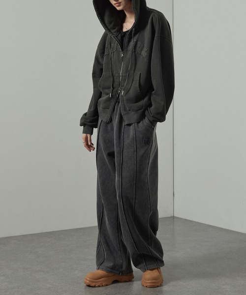 セール】【Alfred Alex】ヴィンテージ加工ケミカルウォッシュ ワン