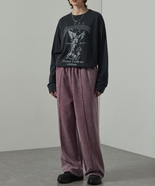 セール】【Alfred Alex】ヴィンテージ加工ケミカルウォッシュ ワン