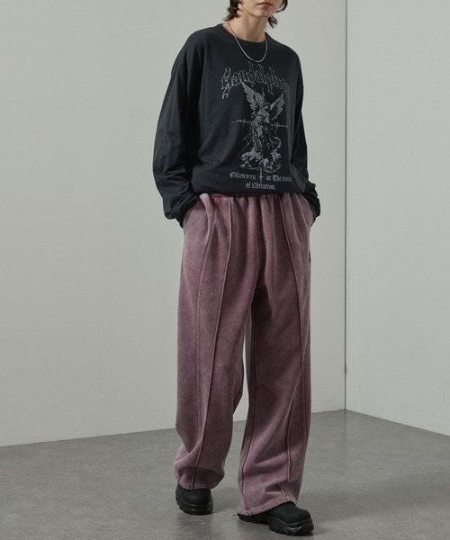 セール】【Alfred Alex】ヴィンテージ加工ケミカルウォッシュ ワン