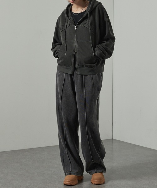 セール】【Alfred Alex】ヴィンテージ加工ケミカルウォッシュ ワン