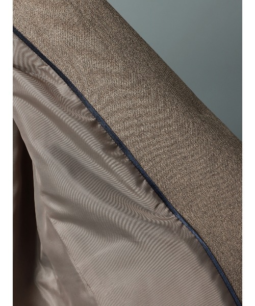 CIS.（シス）の「CIS． シグナルポイントジャケット ウォッシャブル ストレッチ ツイードライクポリエステル 無地（テーラードジャケット・レディース・グレー/ベージュ・36(7号)/38(9号)）」の7枚目の写真