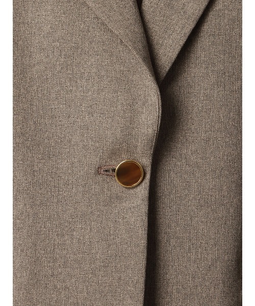 CIS.（シス）の「CIS． シグナルポイントジャケット ウォッシャブル ストレッチ ツイードライクポリエステル 無地（テーラードジャケット・レディース・グレー/ベージュ・36(7号)/38(9号)）」の10枚目の写真