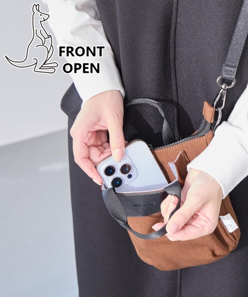 ROOTOTE(ルートート)の「ルートート / LT.べビール―.フロントオープン-A(ショルダーバッグ・レディース・ブラック/ブルー系その他/レッド系その他/ブラウン系その他・FREE)」の1枚目の写真