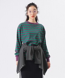 BEAMS BOY（ビームスボーイ）の「ベーシック ボーダー ロングスリーブ（Tシャツ/カットソー）」
