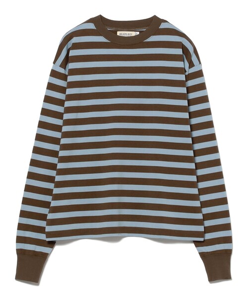 BEAMS BOY（ビームスボーイ）の「ベーシック ボーダー ロングスリーブ（Tシャツ/カットソー・レディース・パープル/ブラウン/ブルー・ONE SIZE）」の19枚目の写真