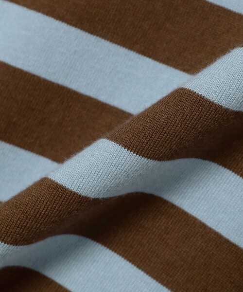 BEAMS BOY（ビームスボーイ）の「ベーシック ボーダー ロングスリーブ（Tシャツ/カットソー・レディース・パープル/ブラウン/ブルー・ONE SIZE）」の21枚目の写真