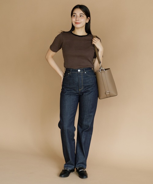 AMERICAN RAG CIE（アメリカンラグシー）の「YANUK ボーイズストレート"LEA" OWI（デニムパンツ・レディース・ワンウォッシュ・25/24/23）」の13枚目の写真