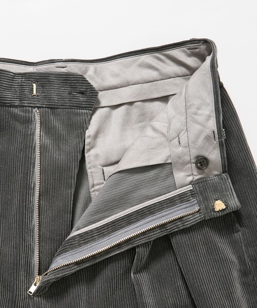 6（ロク）の「＜6(ROKU)＞コットン コーデュロイ パンツ 25FW（スラックス・レディース・ケリーグリーン/ダークグレー・36/38/34/32）」の9枚目の写真