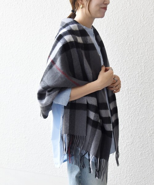 SHIPS any: ウール チェック ストール（ストール/ショール）｜SHIPS