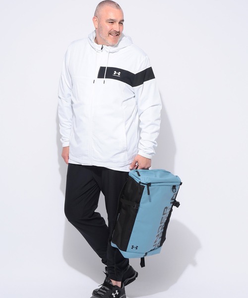 UNDER ARMOUR(アンダーアーマー)の「アンダーアーマー パーカー メンズ 大きいサイズ LOOSE 裏メッシュ フルジップ ジャケット MESH LINER CB JACKET トレーニング UNDER ARMOUR(その他アウター・メンズ・ホワイト/ブラック・4XL/5XL/3XL)」の8枚目の写真