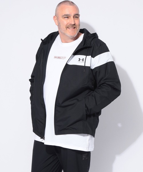 UNDER ARMOUR(アンダーアーマー)の「アンダーアーマー パーカー メンズ 大きいサイズ LOOSE 裏メッシュ フルジップ ジャケット MESH LINER CB JACKET トレーニング UNDER ARMOUR(その他アウター・メンズ・ホワイト/ブラック・4XL/5XL/3XL)」の10枚目の写真