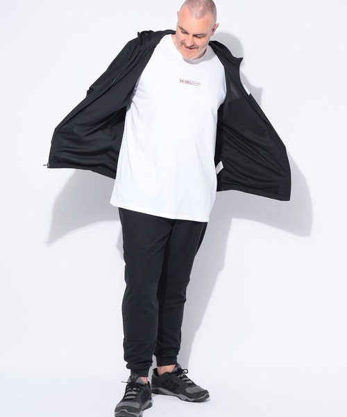 UNDER ARMOUR(アンダーアーマー)の「アンダーアーマー パーカー メンズ 大きいサイズ LOOSE 裏メッシュ フルジップ ジャケット MESH LINER CB JACKET トレーニング UNDER ARMOUR(その他アウター・メンズ・ホワイト/ブラック・4XL/5XL/3XL)」の14枚目の写真