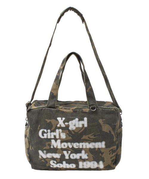 セール】HAZY LOGO 2WAY BIG TOTE BAG（トートバッグ）｜X-girl